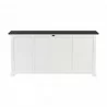 Nova Solo Halifax Contrast Buffet - Console Table - Back Angle - Nova Solo Halifax Contrast Buffet - Console Table - Back Angle
