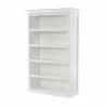 Nova Solo Halifax Bookcase, with 5 Small Shelves - Front Side Angle - Nova Solo Halifax Bookcase, with 5 Small Shelves - Front Side Angle