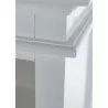 Nova Solo Halifax Bookcase with 5 Shelves - White - Closeup Angle - Nova Solo Halifax Bookcase with 5 Shelves - White - Closeup Angle