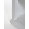 Nova Solo Halifax Bookcase with 5 Shelves - White - Closeup Angle