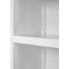 Nova Solo Halifax Bookcase with 5 Shelves - White - Closeup Angle