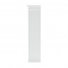 Nova Solo Halifax Bookcase with 5 Shelves - White - Side Angle