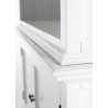 Nova Solo Halifax Single-Bay Hutch Cabinet - White - Closeup Angle