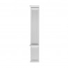 Nova Solo Halifax Single-Bay Hutch Cabinet - White - Side Angle