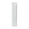 Nova Solo Halifax Single-Bay Hutch Cabinet - White - Top Shelf Side Angle