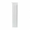Nova Solo Halifax Single-Bay Hutch Cabinet - White - Top Shelf Side Angle - Nova Solo Halifax Single-Bay Hutch Cabinet - White - Top Shelf Side Angle