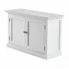 Nova Solo Halifax Single-Bay Hutch Cabinet - White - Bottom Shelf Front Angle - Nova Solo Halifax Single-Bay Hutch Cabinet - White - Bottom Shelf Front Angle