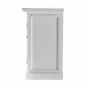 Nova Solo Halifax Single-Bay Hutch Cabinet - White - Bottom Shelf Side Angle - Nova Solo Halifax Single-Bay Hutch Cabinet - White - Bottom Shelf Side Angle