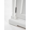 Nova Solo Provence Hutch Cabinet, Single-Bay - Closeup Angle