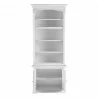 Nova Solo Provence Hutch Cabinet, Single-Bay - Front Opened Angle - Nova Solo Provence Hutch Cabinet, Single-Bay - Front Opened Angle