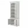 Nova Solo Provence Hutch Cabinet, Single-Bay - Front Side Opened Angle - Nova Solo Provence Hutch Cabinet, Single-Bay - Front Side Opened Angle