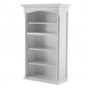 Nova Solo Provence Hutch Cabinet, Single-Bay - Top Shelf Side Angle