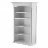 Nova Solo Provence Hutch Cabinet, Single-Bay - Top Shelf Side Angle - Nova Solo Provence Hutch Cabinet, Single-Bay - Top Shelf Side Angle