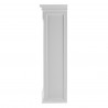 Nova Solo Provence Hutch Cabinet, Single-Bay - Top Shelf Side Angle