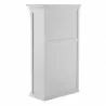 Nova Solo Provence Hutch Cabinet, Single-Bay - Top Shelf Front-Side Angle - Nova Solo Provence Hutch Cabinet, Single-Bay - Top Shelf Front-Side Angle