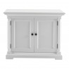 Nova Solo Provence Hutch Cabinet, Single-Bay - Bottom Shelf Front Angle