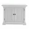 Nova Solo Provence Hutch Cabinet, Single-Bay - Bottom Shelf Front Angle - Nova Solo Provence Hutch Cabinet, Single-Bay - Bottom Shelf Front Angle