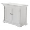 Nova Solo Provence Hutch Cabinet, Single-Bay - Bottom Shelf Front Angle