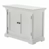 Nova Solo Provence Hutch Cabinet, Single-Bay - Bottom Shelf Front Angle - Nova Solo Provence Hutch Cabinet, Single-Bay - Bottom Shelf Front Angle