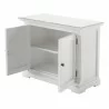 Nova Solo Provence Hutch Cabinet, Single-Bay - Bottom Shelf Side Angle - Nova Solo Provence Hutch Cabinet, Single-Bay - Bottom Shelf Side Angle