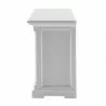 Nova Solo Provence Hutch Cabinet, Single-Bay - Bottom Shelf Side Angle - Nova Solo Provence Hutch Cabinet, Single-Bay - Bottom Shelf Side Angle