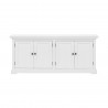 Nova Solo Halifax Double-Bay Hutch Unit -Lower Shelf Front Angle
