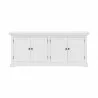 Nova Solo Halifax Double-Bay Hutch Unit -Lower Shelf Front Angle - Nova Solo Halifax Double-Bay Hutch Unit -Lower Shelf Front Angle