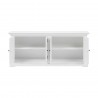 Nova Solo Halifax Double-Bay Hutch Unit -Lower Shelf Front Angle