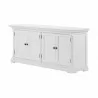 Nova Solo Halifax Double-Bay Hutch Unit -Lower Shelf Side Angle - Nova Solo Halifax Double-Bay Hutch Unit -Lower Shelf Side Angle
