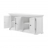 Nova Solo Halifax Double-Bay Hutch Unit -Lower Shelf Front Angle