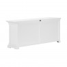 Nova Solo Halifax Double-Bay Hutch Unit -Lower Shelf Back Angle