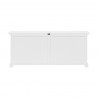 Nova Solo Halifax Double-Bay Hutch Unit -Lower Shelf Back Angle