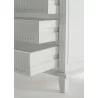 Nova Solo Skansen Bookcase, with 3 Drawers - Closeup Angle - Nova Solo Skansen Bookcase, with 3 Drawers - Closeup Angle