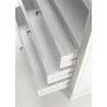 Nova Solo Skansen Bookcase, with 3 Drawers - Closeup Angle - Nova Solo Skansen Bookcase, with 3 Drawers - Closeup Angle