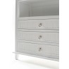 Nova Solo Skansen Bookcase, with 3 Drawers - Closeup Angle