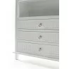 Nova Solo Skansen Bookcase, with 3 Drawers - Closeup Angle - Nova Solo Skansen Bookcase, with 3 Drawers - Closeup Angle