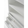 Nova Solo Skansen Bookcase, with 3 Drawers - Closeup Angle