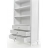 Nova Solo Skansen Bookcase, with 3 Drawers - Closeup Angle