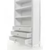 Nova Solo Skansen Bookcase, with 3 Drawers - Closeup Angle - Nova Solo Skansen Bookcase, with 3 Drawers - Closeup Angle