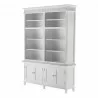 Nova Solo Skansen Hutch Cabinet in Double-Bay Unit - Front Side Angle - Nova Solo Skansen Hutch Cabinet in Double-Bay Unit - Front Side Angle
