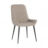 Sunpan Iryne Dining Chair in Bounce Stone - Set of Two - Front Side Angle