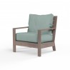 Laguna Club Chair in Cast Mist, No Welt - Front Side Angle
