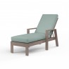 Laguna Chaise Lounge in Cast Mist, No Welt - Front Side Angle