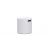 Azzurro Living Cabo Tank Cover Side Table With White Rock Concrete Frame And White Rock Concrete - Angled