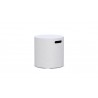 Azzurro Living Cabo Tank Cover Side Table With White Rock Concrete Frame And White Rock Concrete - Side Angled