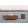 The Outdoor Plus Square Cabo 36" Fire Pit  - The Outdoor Plus Square Cabo 36" Fire Pit 