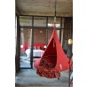Single Cacoon - Chili Red - Hanging Indoors