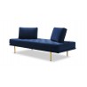 J&M Furniture Caesar Sofa Bed Front Angle View