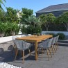 International Home Miami Amazonia 9-Piece Rectangular Patio Dining Set - Lifestyle