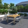 International Home Miami Amazonia 5-Piece Rectangular Patio Dining Set - Lifestyle